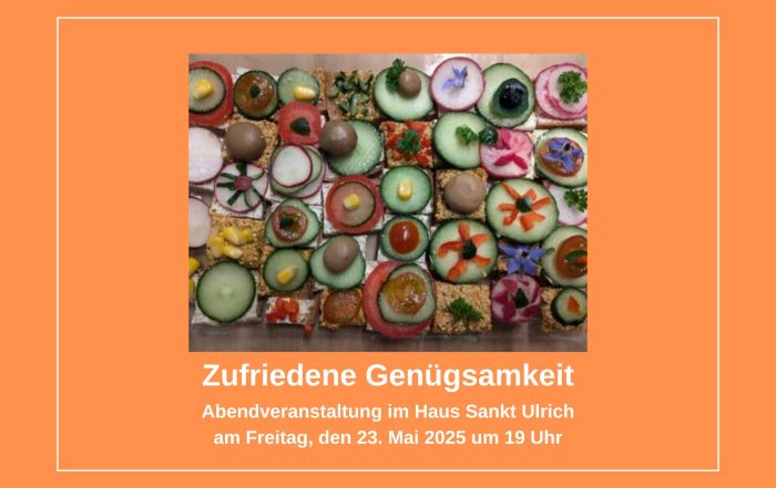 Zufriedene Genügsamkeit